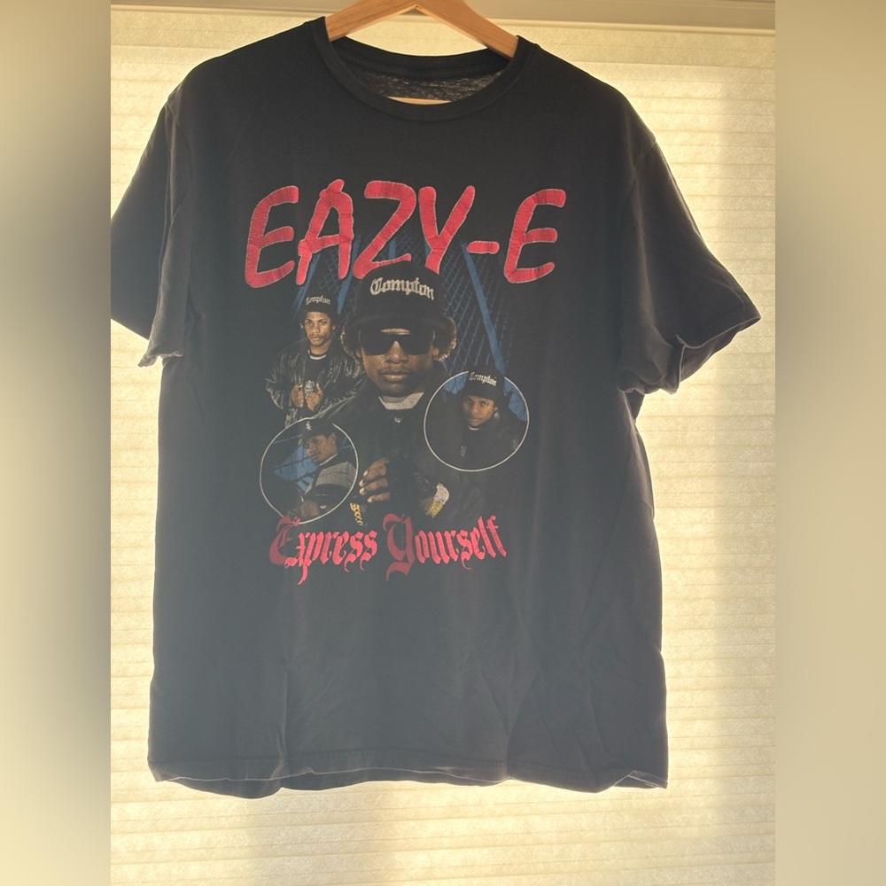 Eazy-E Black Graphic Tee - Express Yourself